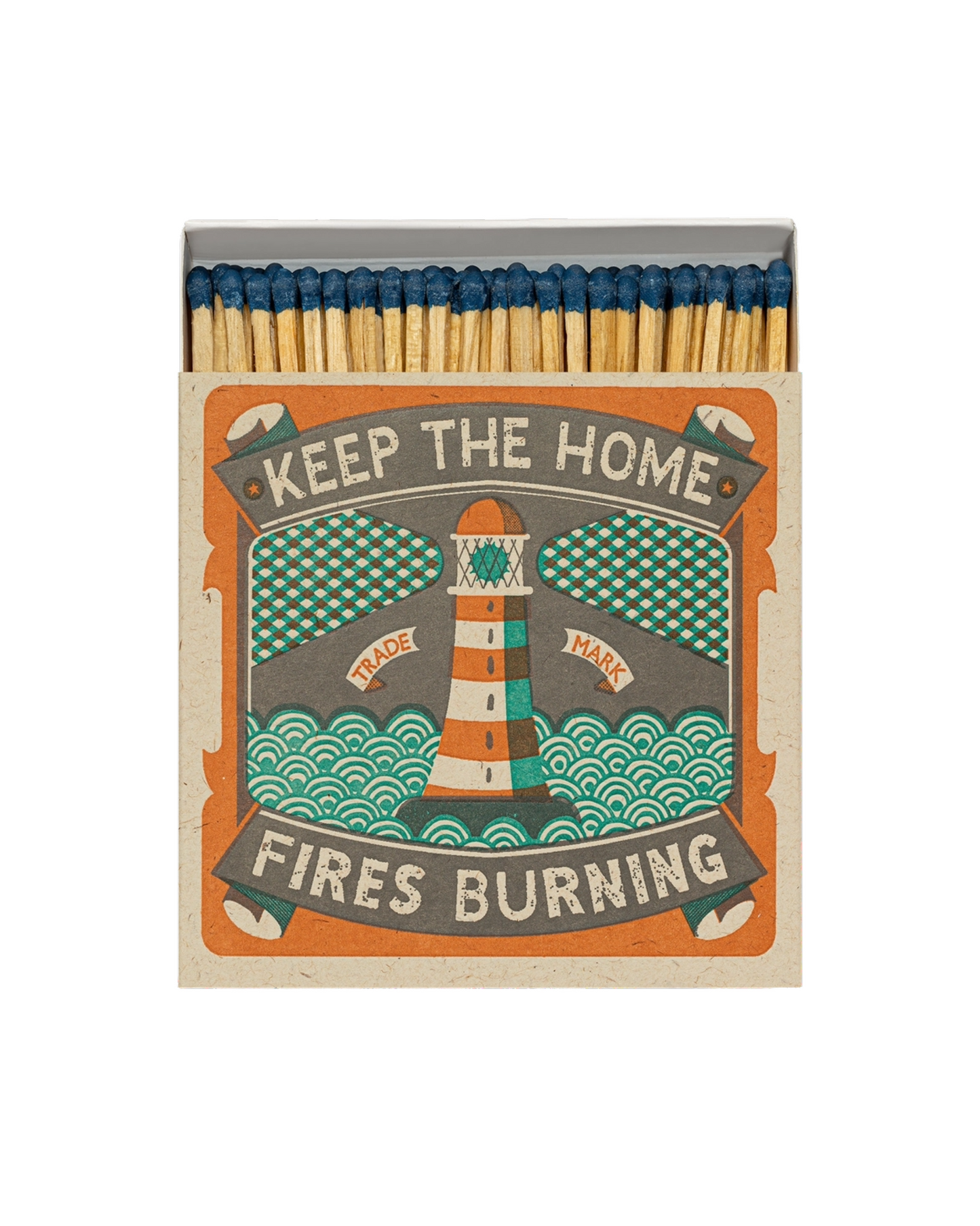 Letterpress Matches Home Fires Burning