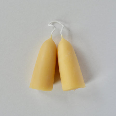 SECONDS SALE - British Beeswax Candles Stubby
