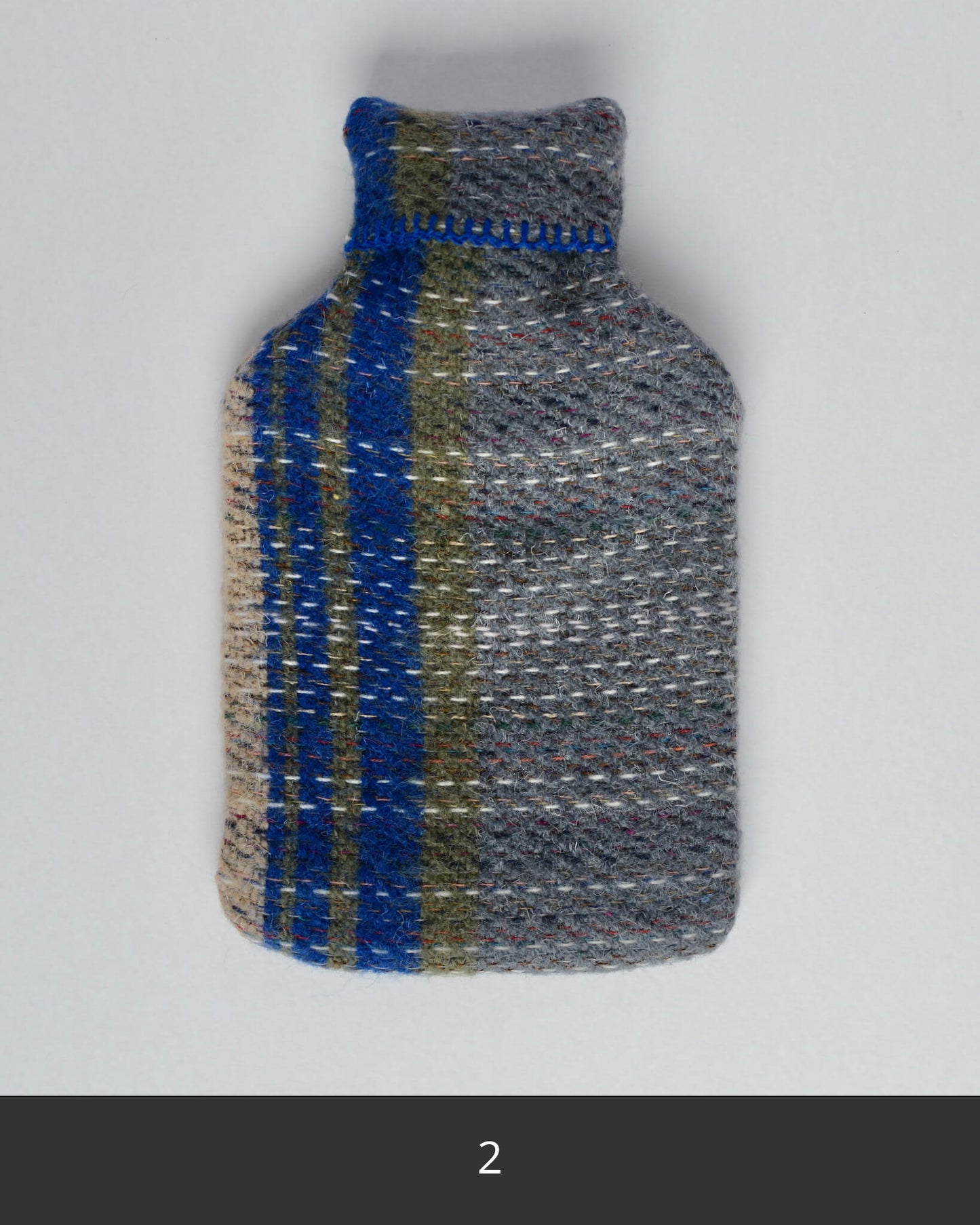 Recycled wool hot water bottle, various colours.