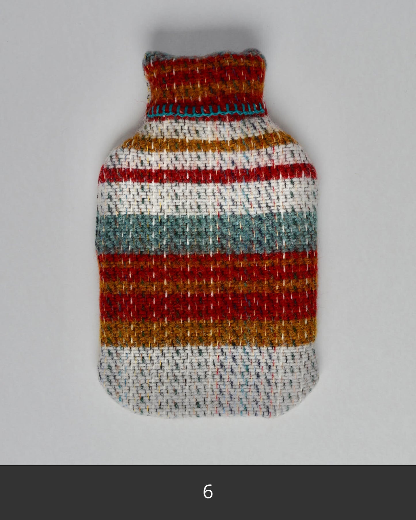 Recycled wool hot water bottle, various colours.