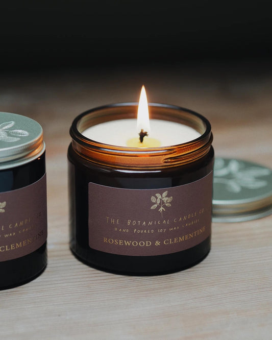 Rosewood & Clementine Soy Wax Scented Candle