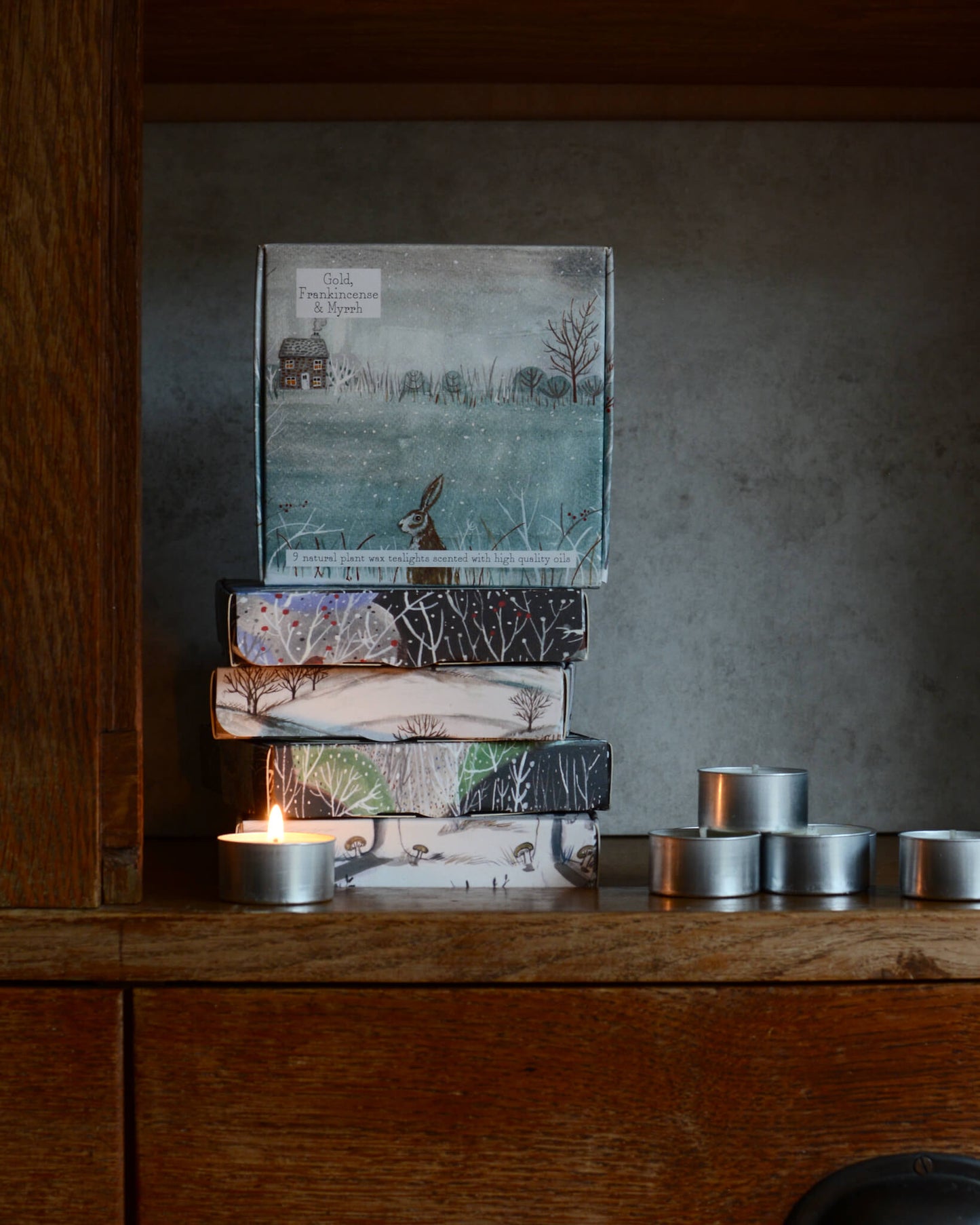 Gold, Frankincense & Myrrh Scented Tealights