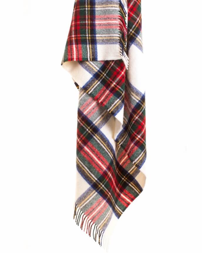 British Pure Wool Tartan Blanket Highland