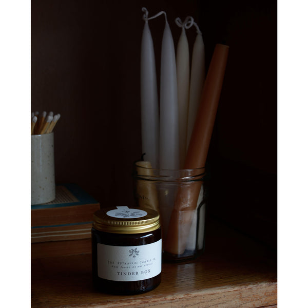 Tinder Box scented candle by The Botanical Candle Co. 