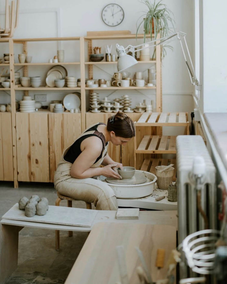 Hand-Thrown Ceramics by Eleanor Torbati | Candle Holders & Bulb Propagators
