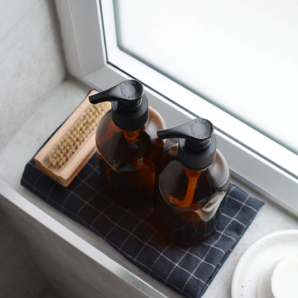 Amber Reusable Glass Bottle 300ml