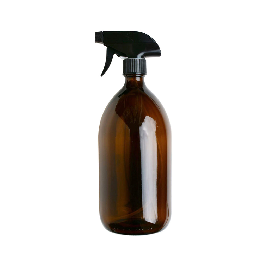 Amber Reusable Glass Bottle 1000ml