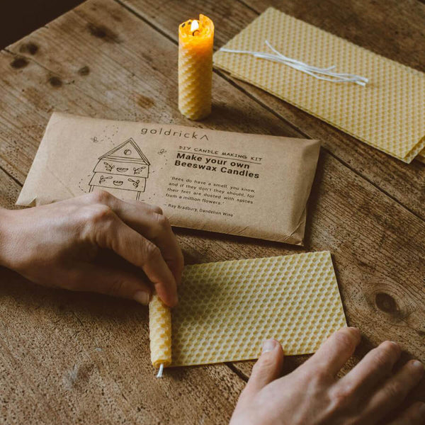 Goldrick make your own beeswax candles kit