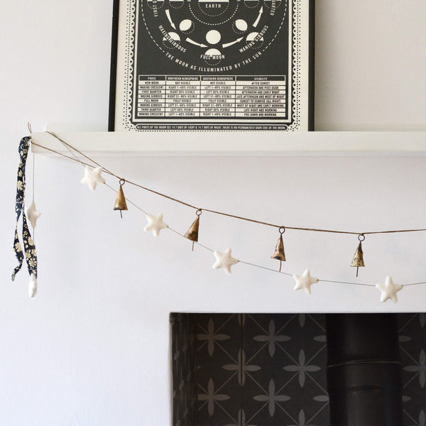 Brass Bell Christmas Garland
