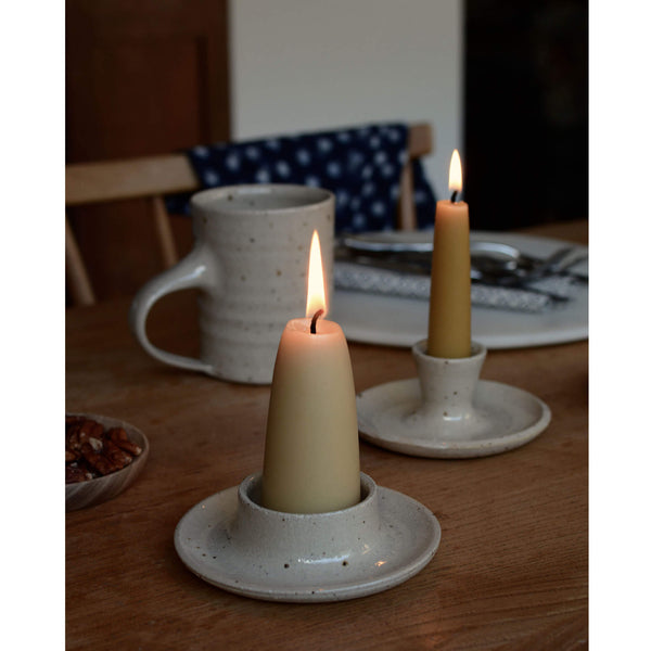 British Beeswax Dinner Candles
