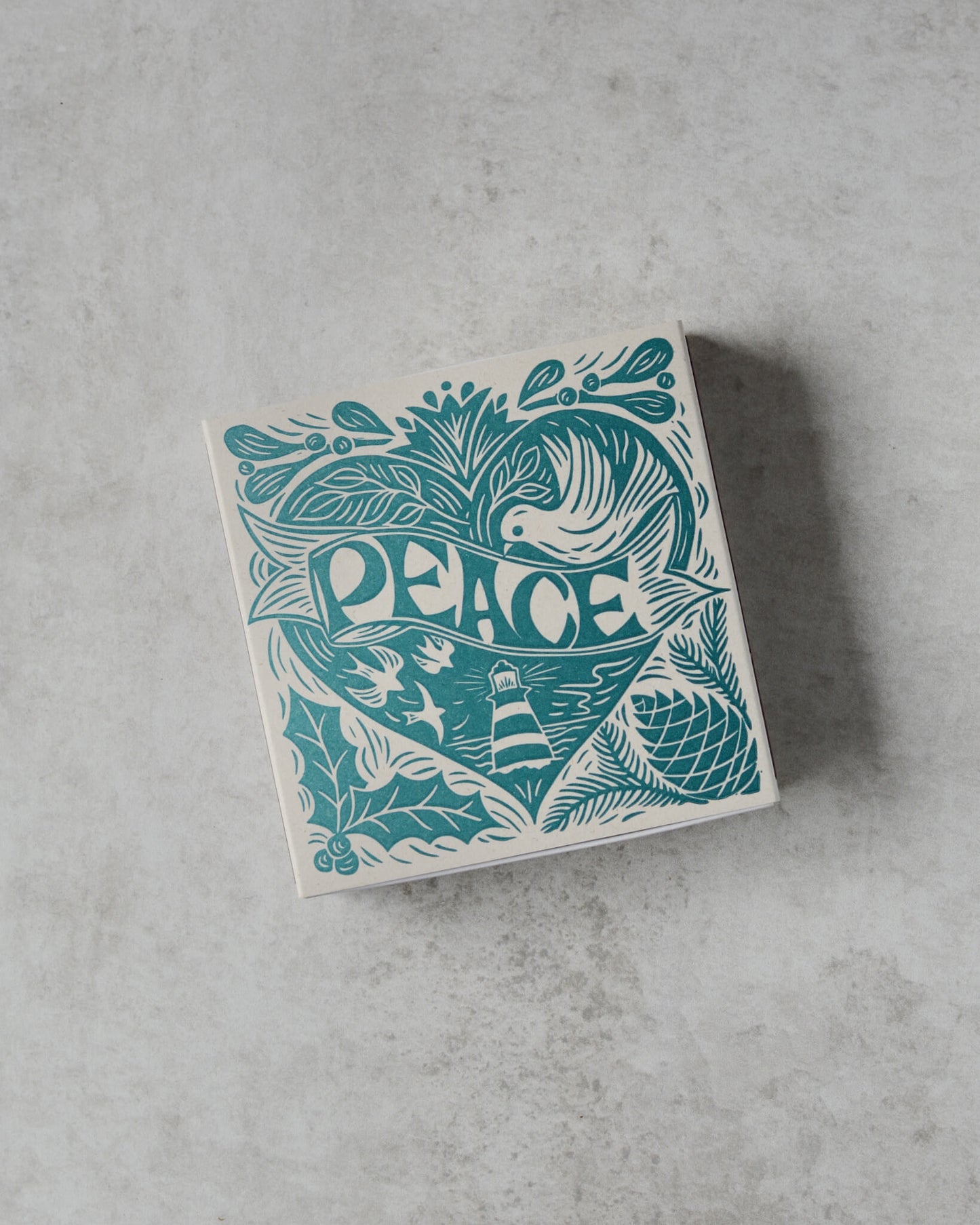 Letterpress Matches Christmas Peace