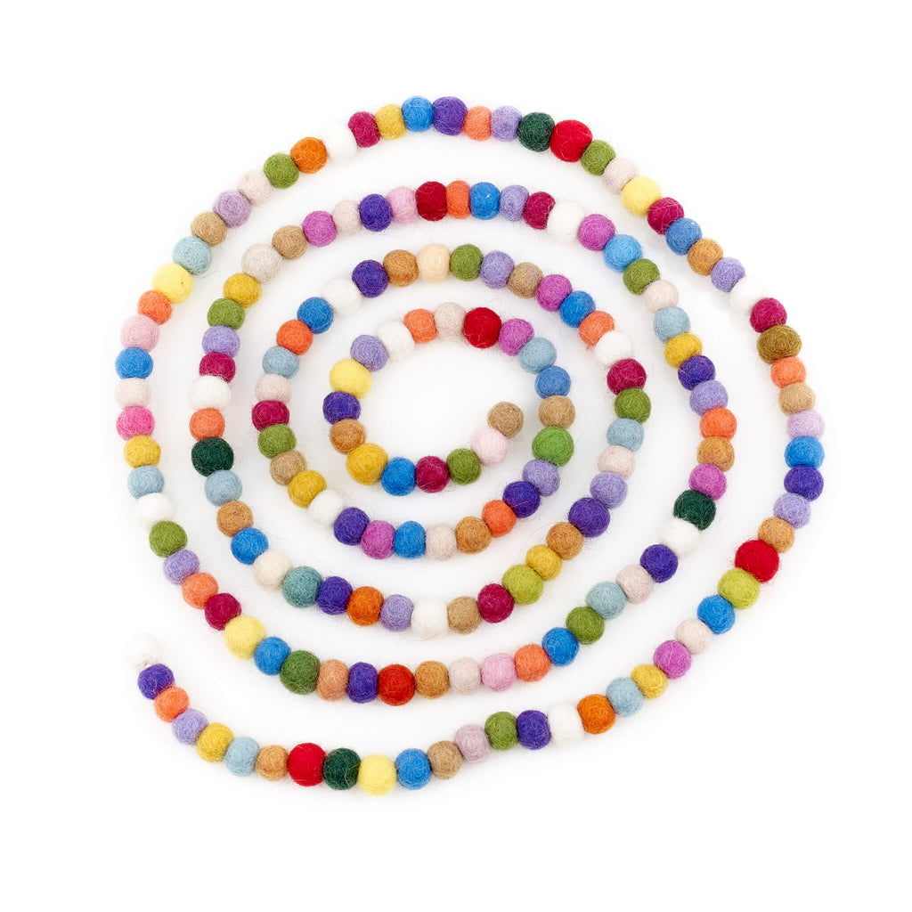 Felt So Good Colorful Multi Bubble Garland - Bunyaad