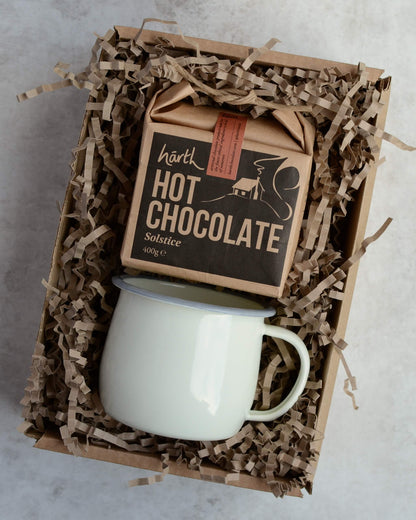 Harth Hot Chocolate Gift Set with Enamel Mug