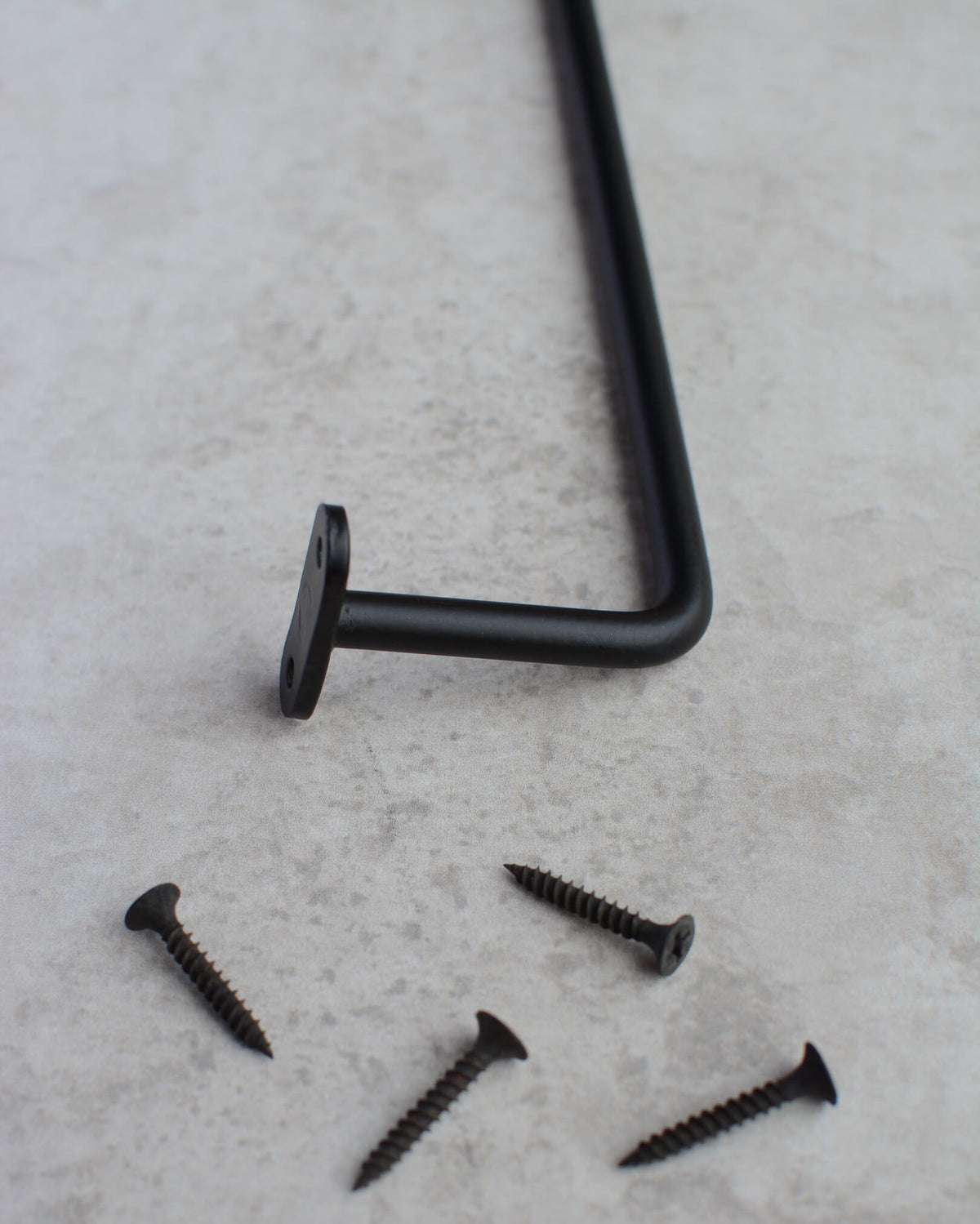 Hang Rails Black Black Iron Hanging Rail at Weald Store - Small – weald store