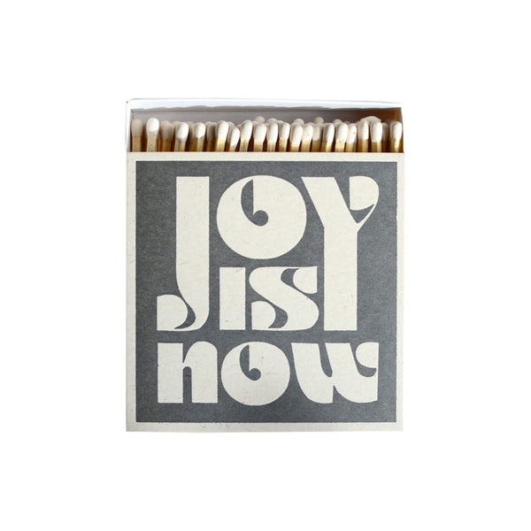 Joy Is Now Archivist Letterpress Matches