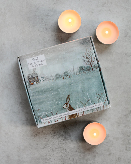 Gold, Frankincense & Myrrh Scented Tealights