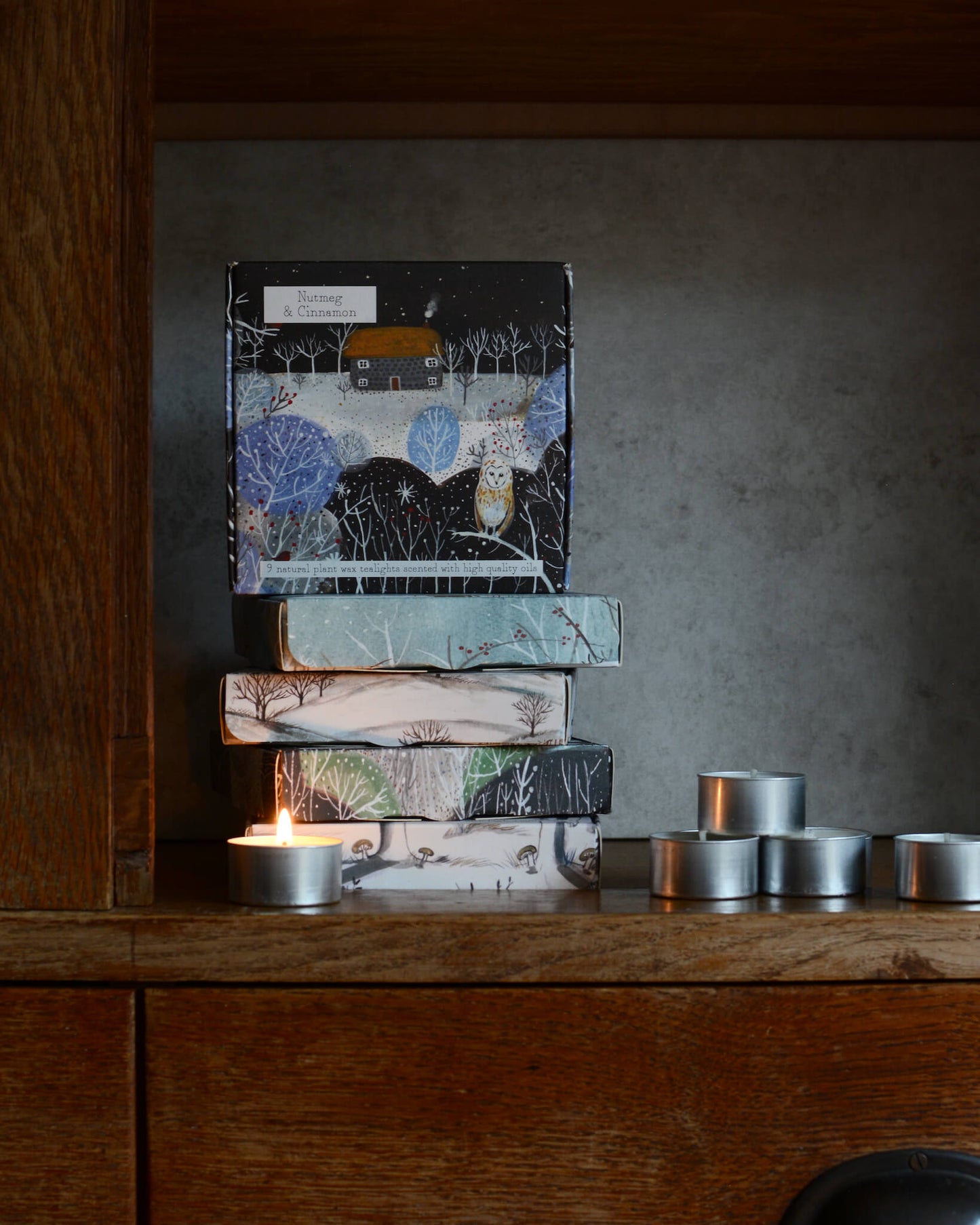 Nutmeg & Cinnamon Scented Tealights