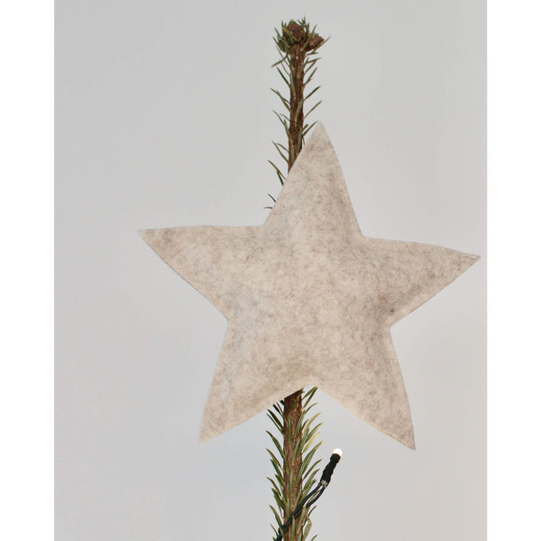 Wool Star Christmas Tree Topper