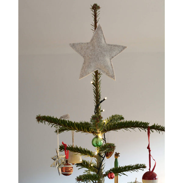 Wool Star Christmas Tree Topper