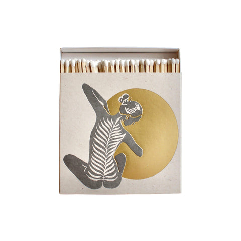 Yoga Archivist Letterpress Matches Gold