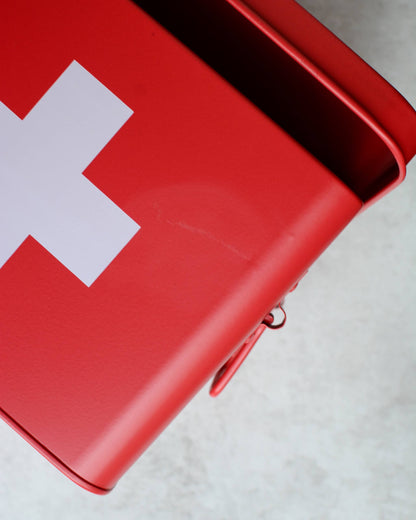 Metal First Aid Storage Box - Red (Seconds)