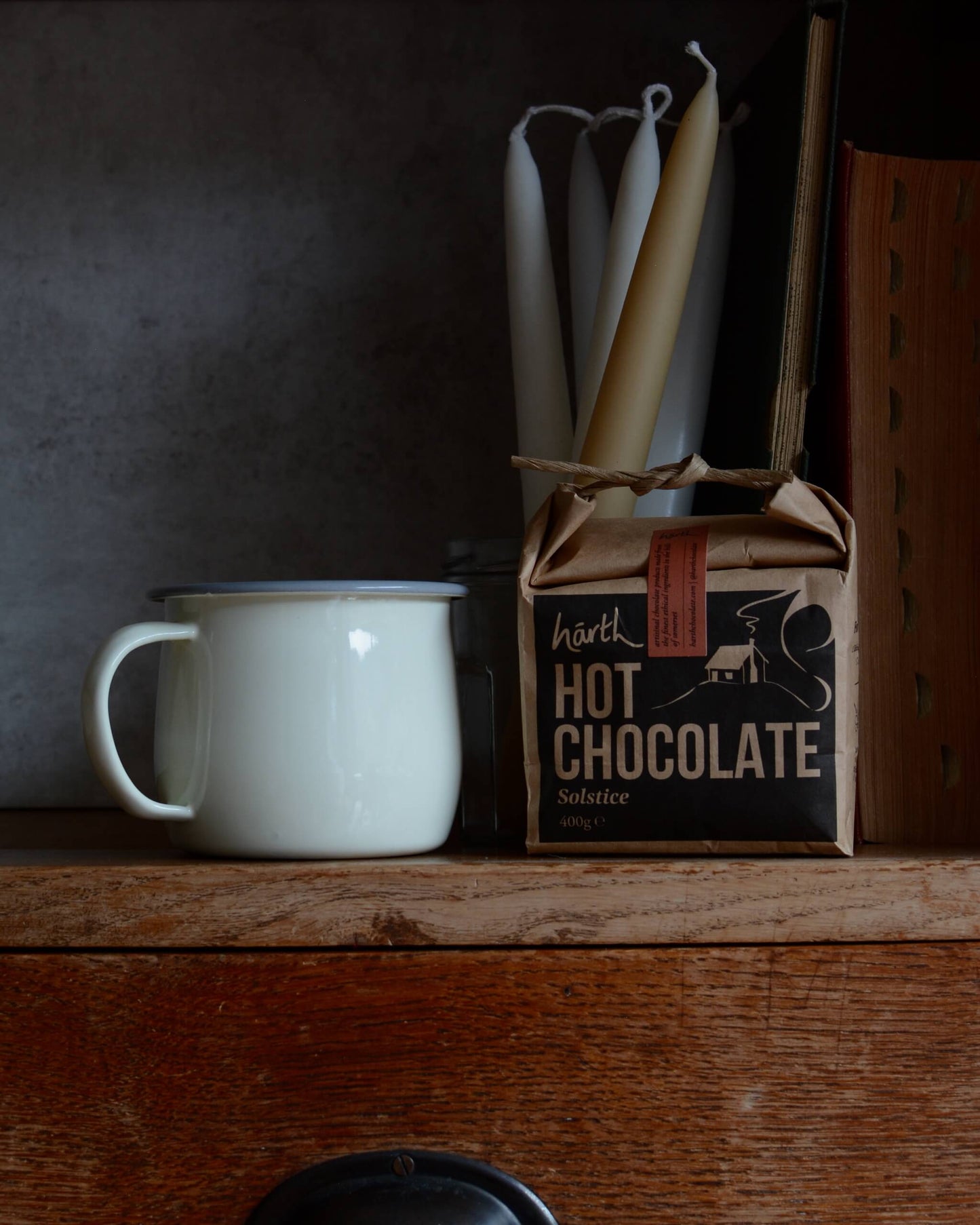 Harth Hot Chocolate Gift Set with Enamel Mug