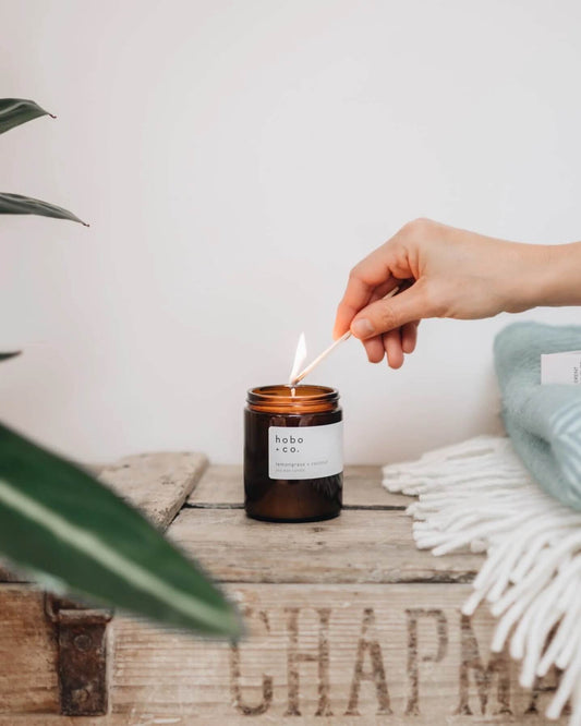 Lemongrass & Coconut Soy Wax Scented Candle
