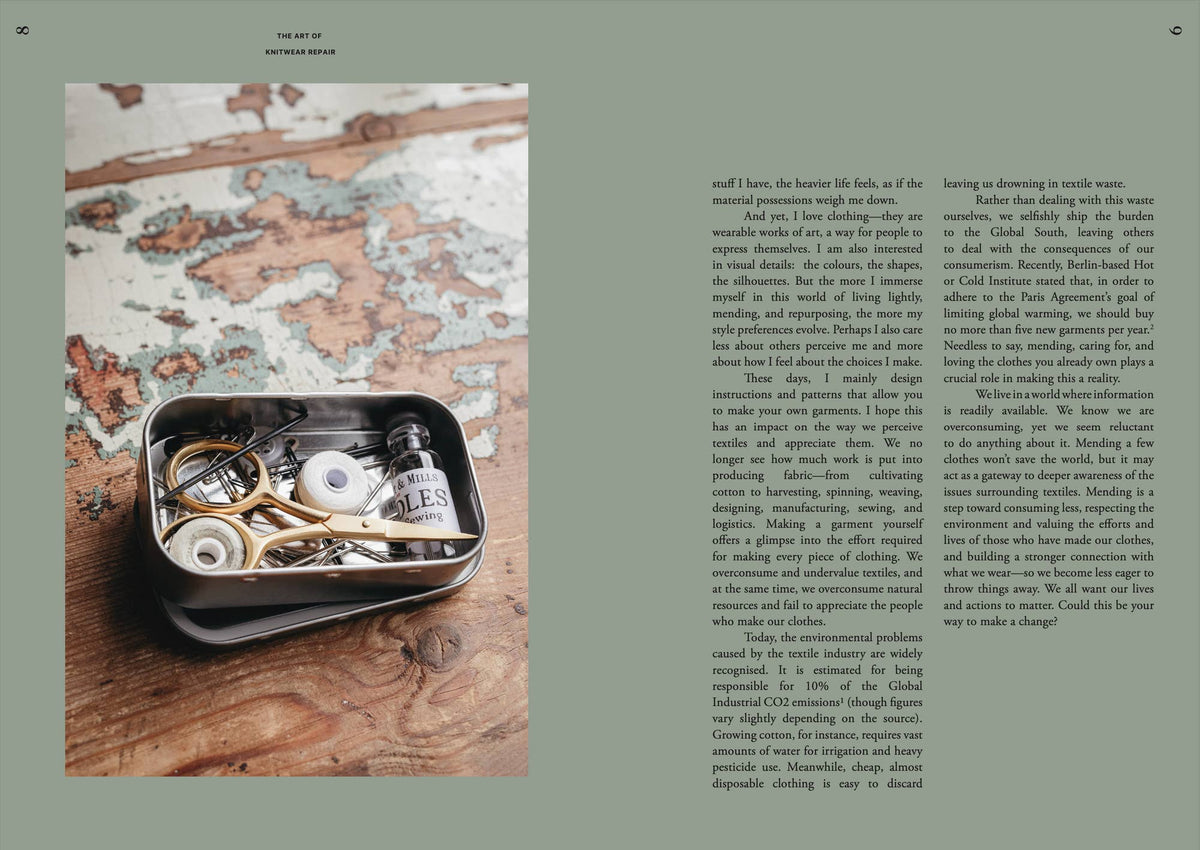 The Art of Knitwear Repair Book