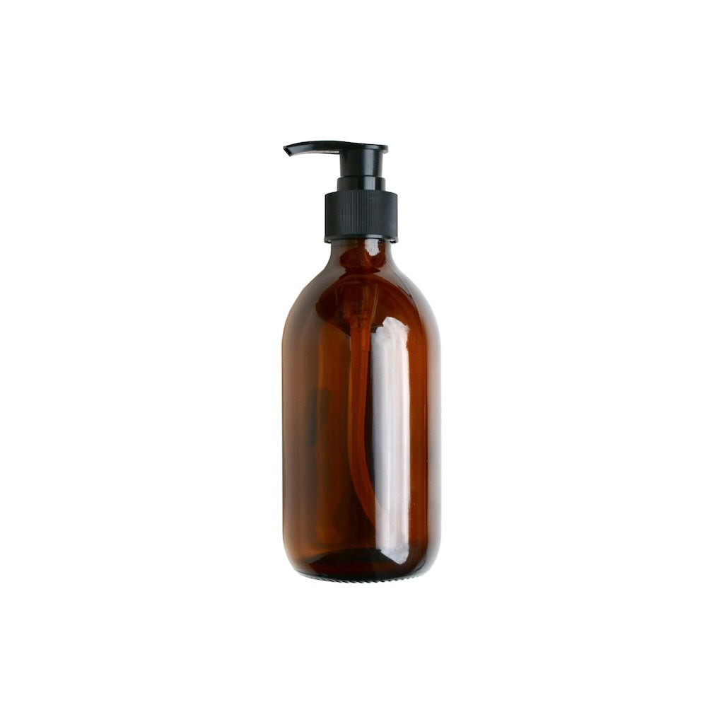 Amber Reusable Glass Bottle 300ml