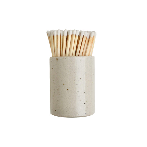 Hand Thrown Ceramic Match Pot