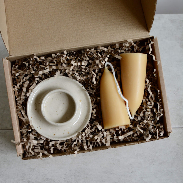 Hand Thrown Pillar Candle Holder
