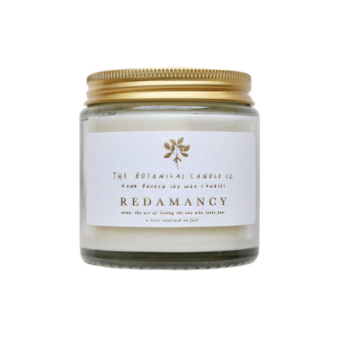 Redamancy scented candle by The Botanical Candle Co.